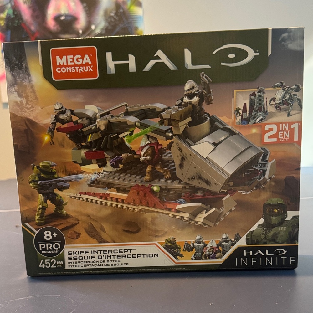 Mega Construx Halo Skiff Intercept Building Set - Multicolor